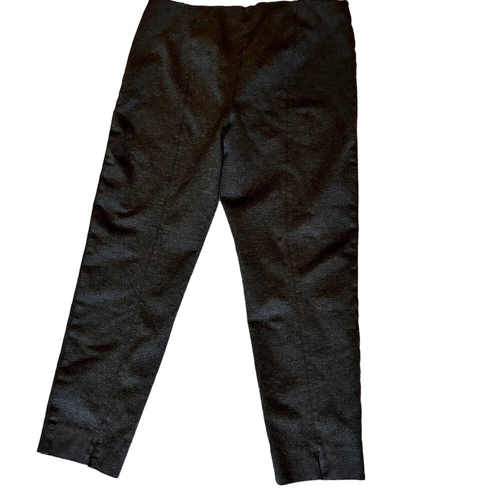 J.‎ JILL Wearever Smooth-Fit  PONTO Classic Gray Slim Leg Pants Size L
